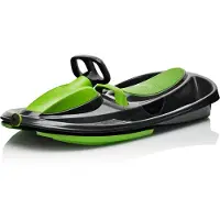 Gizmo Riders Bestuurbare bobslee Plastkon Nimbus 98x56x30 cm Mystic Green Zwart