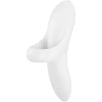 Satisfyer Bold Lover - oplaadbare waterdichte vinger vibrator - wit