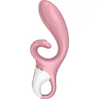 Satisfyer Hug Me - App-gestuurde vibrator met clitorisstimulator (roze)