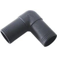 Talamex Elbow Connector 38 Mm Zwart
