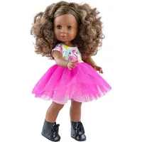 Paola Reina Pop Soy Tu Amor (42cm) (donker meisje, lengte: 41-50 cm)
