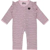 4PRESIDENT Romper - Stripe AOP Pink - Maat 74 - Rompertjes baby