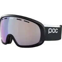 POC Skibril Unisex Fovea Mid Clarity Photochromic Uranium Black/Clarity Photochromic Light Pink/Sky Blue