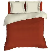 Romanette Dekbedovertrek Comtesse Rooibos Ivoor Flanel-260 / 270 x 200 / 220 cm | Extra Breed