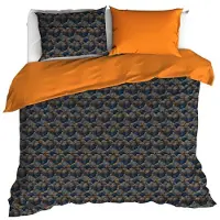 De Witte Lietaer Dekbedovertrek Storm Caramel Satijn-200 x 200 / 220 cm | 2-Persoons