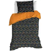 De Witte Lietaer Dekbedovertrek Storm Caramel Satijn-140 x 200 / 220 cm | 1-Persoons