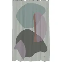 Mette Ditmer Gallery douchegordijn 150x200 cm Frost green