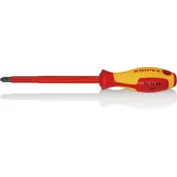 Knipex 98 24 03 VDE Kruiskop schroevendraaier PH 3 Koplengte: 150 mm DIN EN 60900