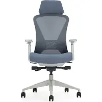 Schaffenburg ergonomische bureaustoel NEN600. Getest en gecertificeerd volgens de NEN-EN 1335-1:20 norm. Kleur Lichtgrijs. 3 jaar garantie!!