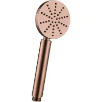 Ben Engraved handdouche rond Ø8,4cm geborsteld koper