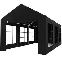 Reke Partytent 3x6m zwart semi professioneel
