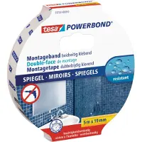 TESA 3x Tesa Dubbelzijdig Montagetape Op Rol Voor Spiegels 5 Meter - Tape (Klussen)
