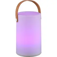 TRIO Op accu's aangedreven buiten sfeerlamp Aruba RGB, wit / opaal, Kunststof, Modern