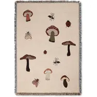 Ferm Living Forest tapestry plaid 120x170 cm Sand