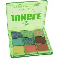 W7 Jungle Colour Pressed Pigment Oogschaduw Palette - Crocodile