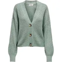 ONLY Gebreid vest 'ONLCarol' mintgroen