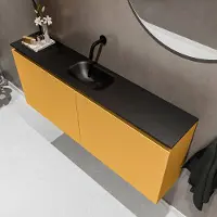 Mondiaz ture 120 cm toiletmeubel ocher. Eden wastafel urban midden geen kraangat