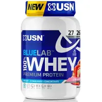 USN Eiwitpoeders USN BlueLab 100% Whey Premium Protein jahoda 908g blw02| Maat: