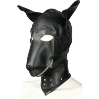 Fetish Collection Leder imitatie hondenmasker