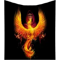 Nemesis Now Plaid Phoenix Rising Multicolours