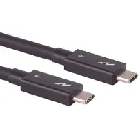 Shiverpeaks USB-C kabel | Thunderbolt 4 | 40 Gbps | zwart | 1 meter