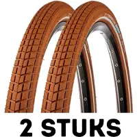 Schwalbe Fietsband - Buitenband - Set van 2 - Big Ben KevlarGuard 28 x 2.00 (50-622) bruin