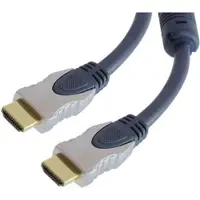 Shiverpeaks High Speed HDMI Kabel mit Ethernet, vergoldete Kontakte, 2x Ferrit, ULTRA HD, 3D, 1,50m