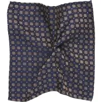 Tresanti | SILVANO | Zijden pochet met bloemenPrint | rood