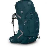 Osprey Ariel Plus 70L Wandelrugzak voor dames Zwart/Blauw