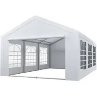 Lizzely Garden & Living Partytent 4x6m PVC met grondframe brandvertragend