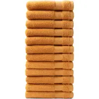 DoubleDry Handdoeken set 50 x 100 cm 12 stuks 100% zacht katoen 500 g/m2 -