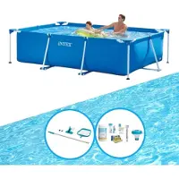 Intex Zwembad Rectangular Frame 260x160x65 cm - Zwembadset