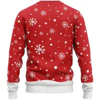 JAP Christmas JAP Foute kersttrui - Rudolf het rendier - Kerstcadeau - Dames en heren - Kerst - L - Rood