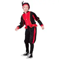 Boland Pieten kostuum rood (10-12 jaar) rood Boland Feestdecoratie