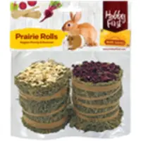 Hobby First Knaagdierensnack Prairie Rolls Pastinaak En Rode Biet 200 G 2 Stuks