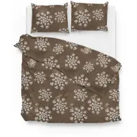 Zohome Zo Home Dekbedovertrek Katoen Bassett - taupe 200x200/220cm