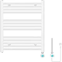 Guido Gusto Elektrische designradiator Sofia 70x60cm glans wit 300W