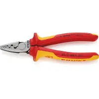 Knipex 97 78 180 Krimptang Adereindhulzen 0.25 tot 16 mm²
