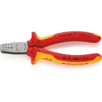 Knipex 9768145A Krimptang voor adereindhulzen - 145mm