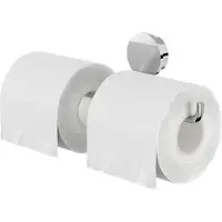 Geesa Opal toiletrolhouder dubbel 28 x 6,6 x 8,4 cm, chroom