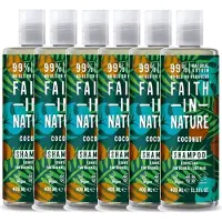 Faith In Nature - Shampoo Coconut - 6 Pak - voordeelverpakking