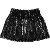 Boland mini jupe femme paillettes noir taille unique