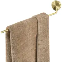 Geesa Opal 1-armige handdoekhouder 40 x 1,9 x 6,6 cm, goud geborsteld