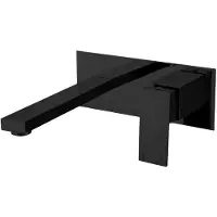 Best design Nero inbouw wastafelkraan 19cm zwart mat
