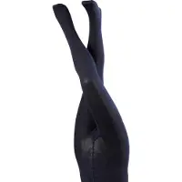 Falke Pantylang Comfort Wollen darkmarijn