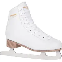 Tempish - Dream White II - Kunstschaatsen - Schaatsen Dames - Wit - Extra Zachte Binnenvoering & RVS Kunstschaatsijzer - Maat EU 34