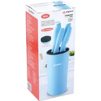 Alpina Messenblok Met Messen Blauw 6-delig