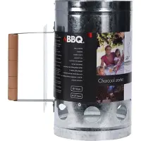 BBQr's Delight Barbecuestarter Zilver zilver Metaal Barbecue