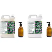 Faith In Nature - Shampoo & Conditioner Lavender & Geranium Refill - 2 x 5 Liter= 10 liter - nu met 2 Gratis glaze2 refill flessen 500ml