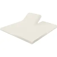 Linnick Splittopper Hoeslaken Badstof Velours - ivory 160x200cm